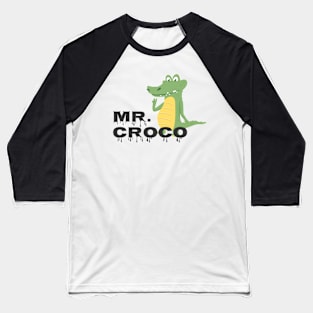 Mr. Croco Baseball T-Shirt